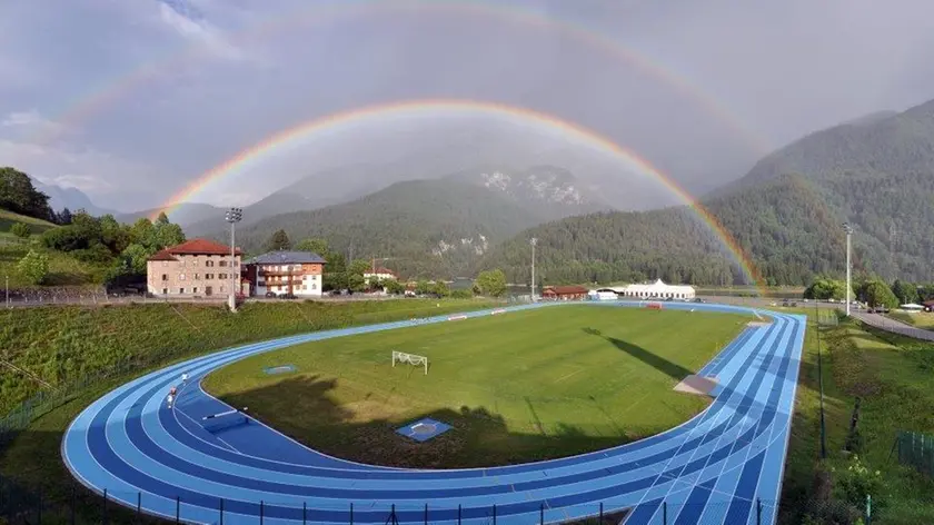 Lo stadio di Vallesella