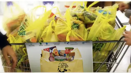 Un carrello pieno grazie alla solidarietà della Colletta alimentare