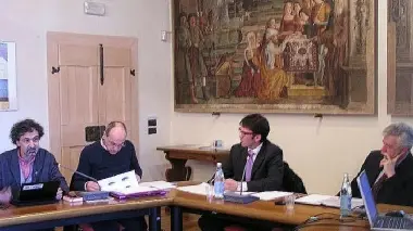 Da sinistra Maurizio Milani, Diego Cason, Jury De Col e Stefano Perale