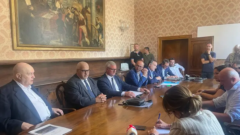 La conferenza stampa in Comune per la presentazione del piano per il Nevegal