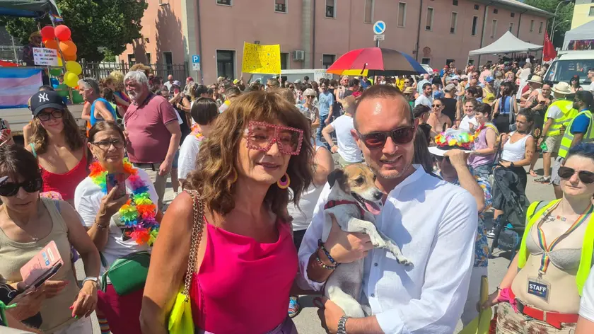 Vladimir Luxuria al Pride di Belluno edizione 2024