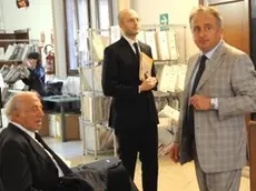 Gli avvocati Pecorella e Prade con il sindaco Franceschi