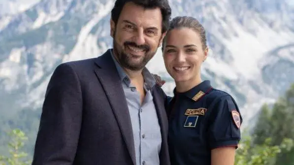 Enrico Ianniello e Giusy Buscemi, i protagonisti della fiction “Un passo dal cielo 7”