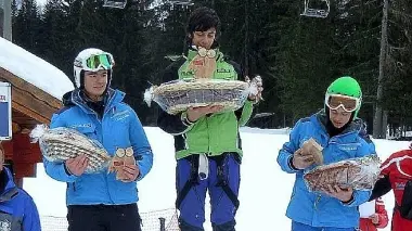 Il podio maschile