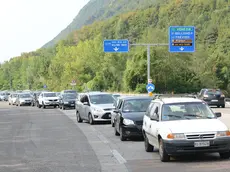 traffico domenicale sull'alemagna