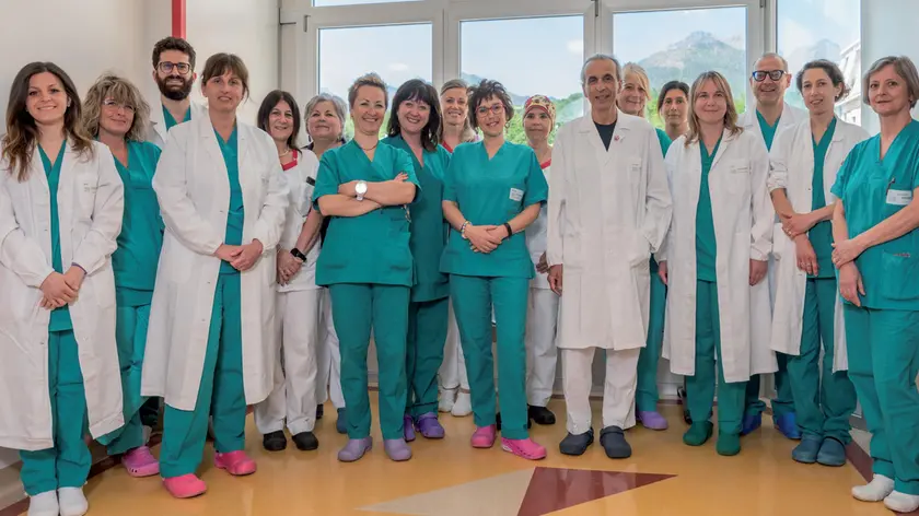 L'equipe della Gastroenterologia di Belluno
