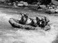 Rafting nel fiume (archivio)