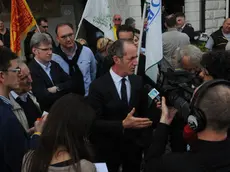 gian paolo perona-perona-belluno-tosi e zaia in piazza