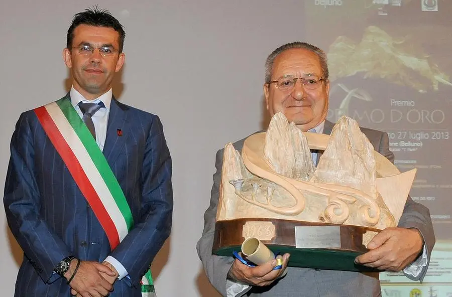 Premio pelmo d'oro 2013. fabbri mario