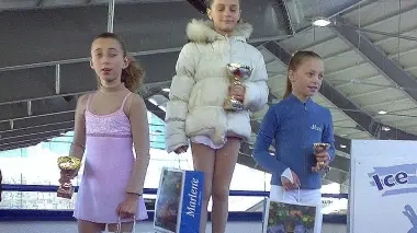 Il podio con Alice Zambelli Marian e Matilde Dadiè