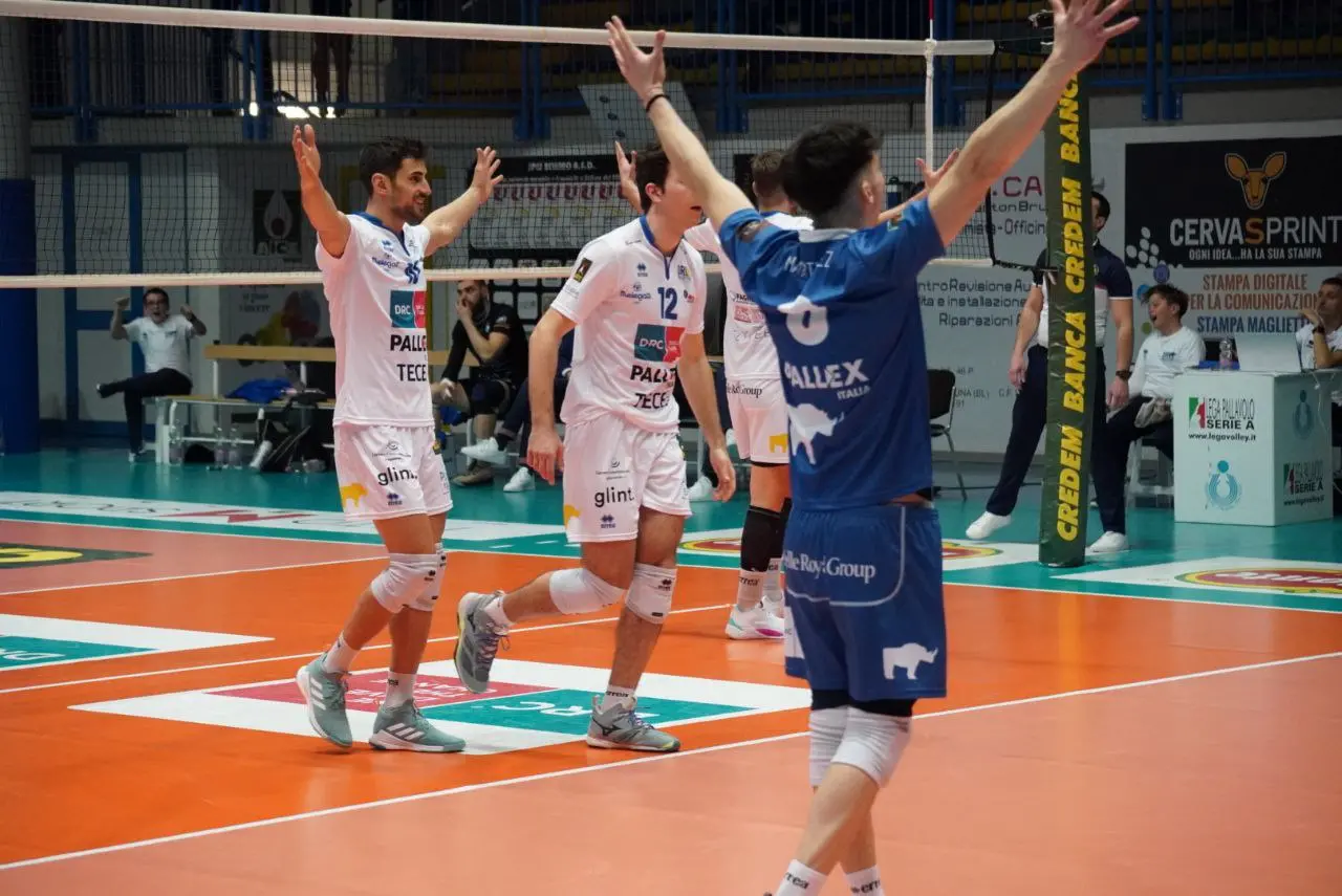 L'esultanza della Da Rold dopo un punto