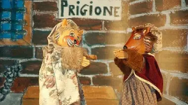 Una scena del teatro umbro dei burattini
