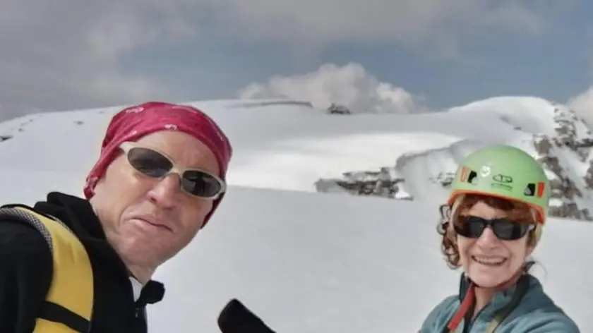 Giuseppe Furlan e Paola Favero sull’Ortles-Cevedale