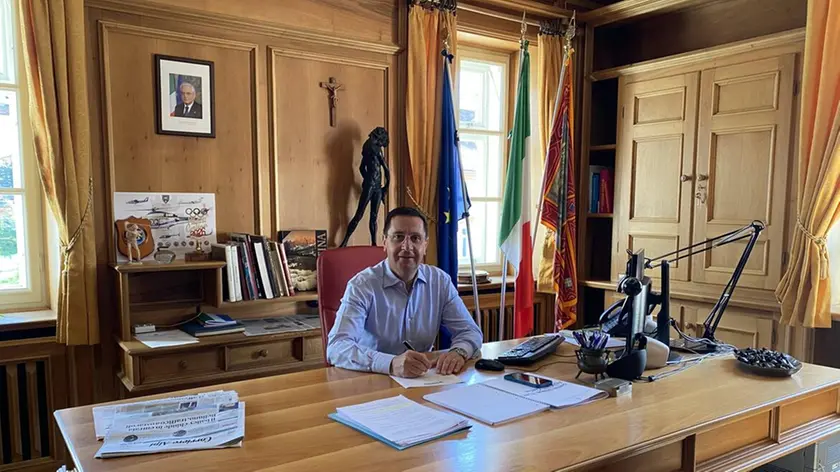 Il sindaco Gianluca Lorenzi