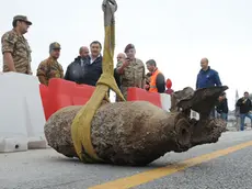 Operazione di brillamento sul ponte di bribano