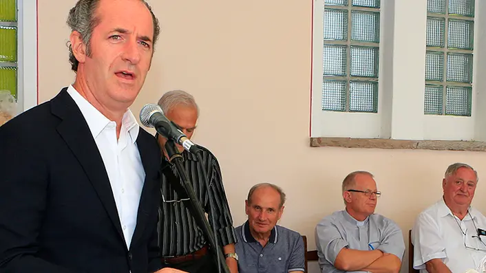 Borghesi Cansiglio BELLUNO raduno Trevisani Nel Mondo Luca Zaia