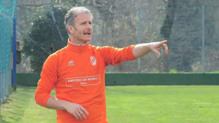 L'allenatore Sandro Tormen