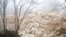 La slavina sul monte Serva
