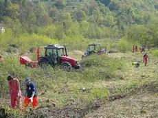 La pulizia dell’argine a Bardies