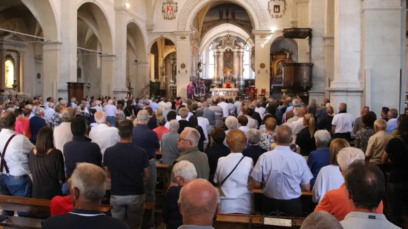 Funerale dell'ex sindaco di Feltre Alberto Brambilla