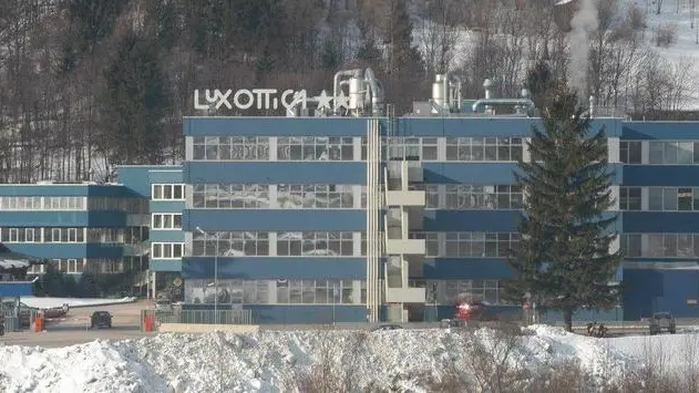 Lo stabilimento della Luxottica ad Agordo