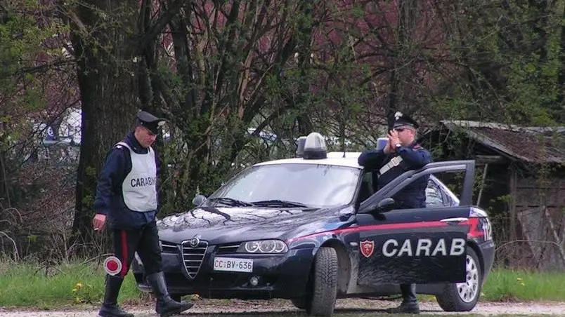 Una pattuglia dei carabinieri di Feltre