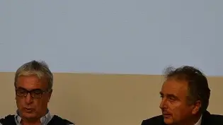 Il presidente Sergio Carbonari col sindaco Prade