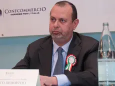 All'hotel Piol di Limana, assemblea annuale dell'associazione dei commercianti 50 e più. Franco De bortoli