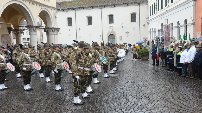 La fanfara dei congedati della Brigata Cadore