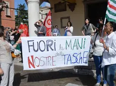 gian paolo perona- perona- belluno- prefettura- manifestazione sindacale sui tagli agli ospedalieri di feltre-