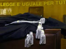 Un'aula di tribunale in un'immagine d'archivio.