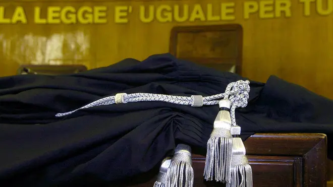 Un'aula di tribunale in un'immagine d'archivio.