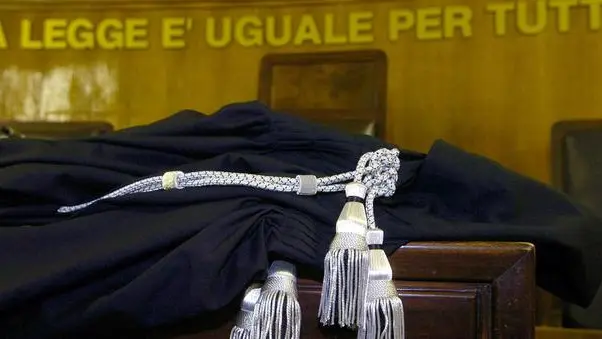 Un'aula di tribunale in un'immagine d'archivio.