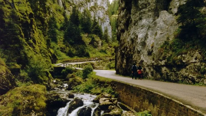 Il canyon naturale dei Serrai di Sottoguda, la stretta gola di erosione lunga 2 chilometri che sbocca verso Malga Ciapela