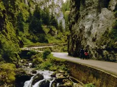 Il canyon naturale dei Serrai di Sottoguda, la stretta gola di erosione lunga 2 chilometri che sbocca verso Malga Ciapela