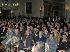 Affollata la sala di rappresentanza della prefettura