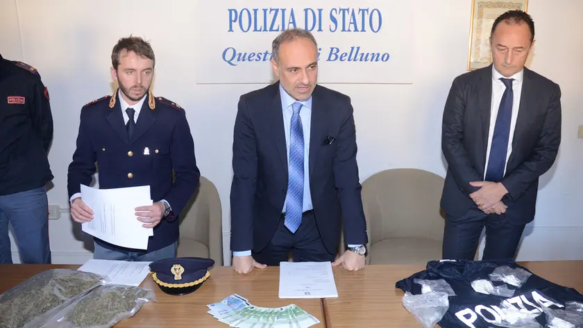 La droga sequestrata domenica sera