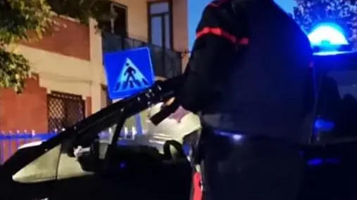 Intervento dei carabinieri