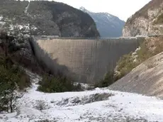Longarone. La diga del Vajont. - La diga sul Vajont a Longarone