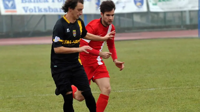 Partita di campionado di serie D.Il belluno pareggia con il Tamai