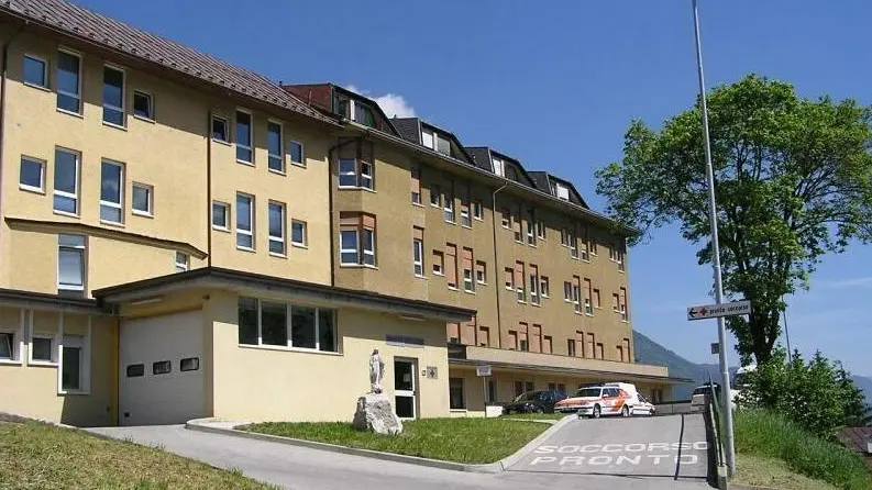 L'ospedale di Pieve di Cadore dove ha sede il centro di fecondazione