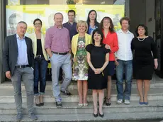 PResentazione delle due liste di supporto alla candidatira di Flavio Tosi. Foto di gruppo