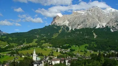 Una vista panoramica su Cortina