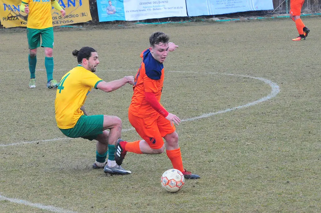 L'Alpago non sfonda in casa di un orgoglioso Fiori Barp. Finisce 1-1 il derby bellunese di Promozione