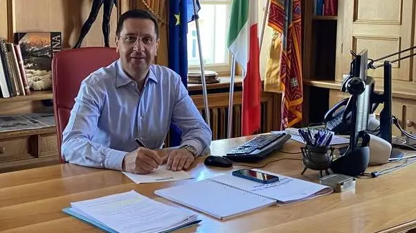 Gianluca Lorenzi, sindaco di Cortina