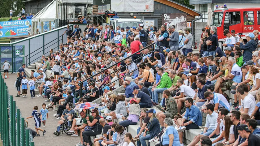 Calcio Partita Amichevole Lazio vs Auronzo