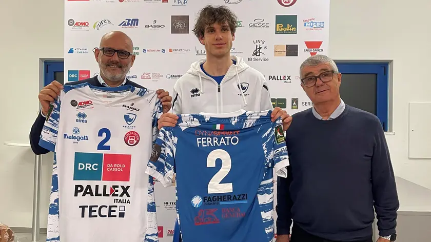 Il dg Franco Da Re, Leonardo Ferrato e il vice presidente Andrea Gallina