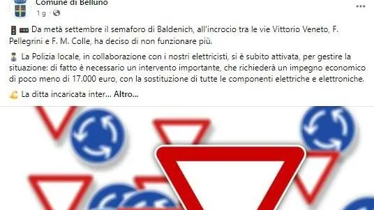 Un post del Comune su Facebook con i commenti disabilitati