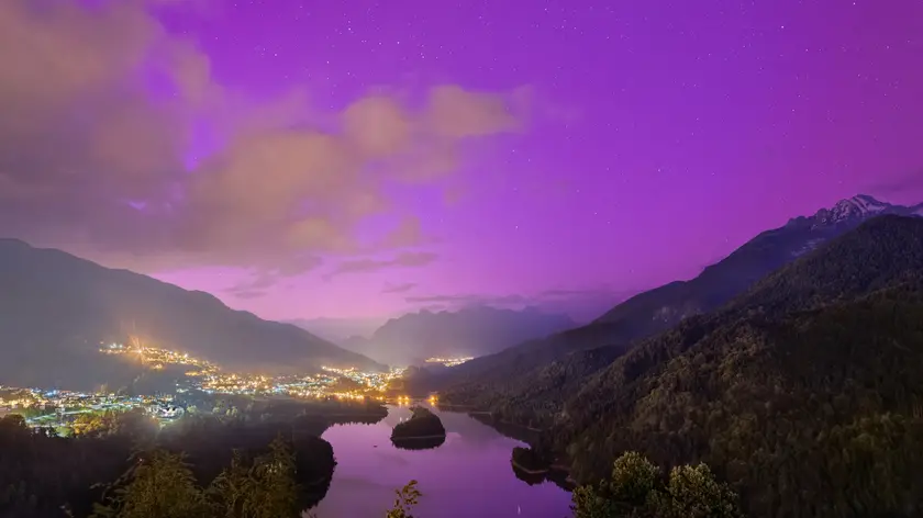 Lo scatto di Alessandra Masi che immortala il lago di Centro Cadore