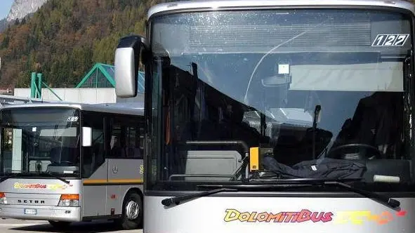 Un bus come quello dove è avvenuta l'aggressione